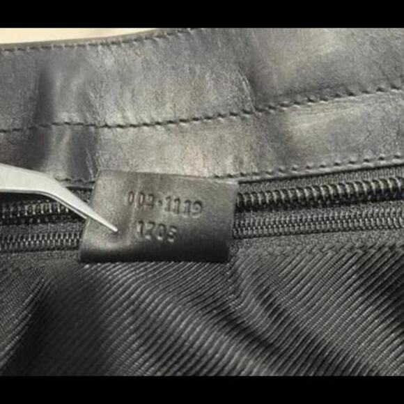 Gucci Vintage GG Web Canvas & Leather Tote Bag (GGXX134) - Picture 9 of 10